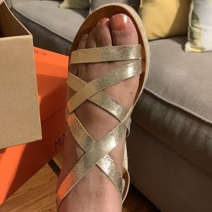 Lucky Brand Jenepper Espadrille Crisscross Platform Wedge Sandal - Size 9.5